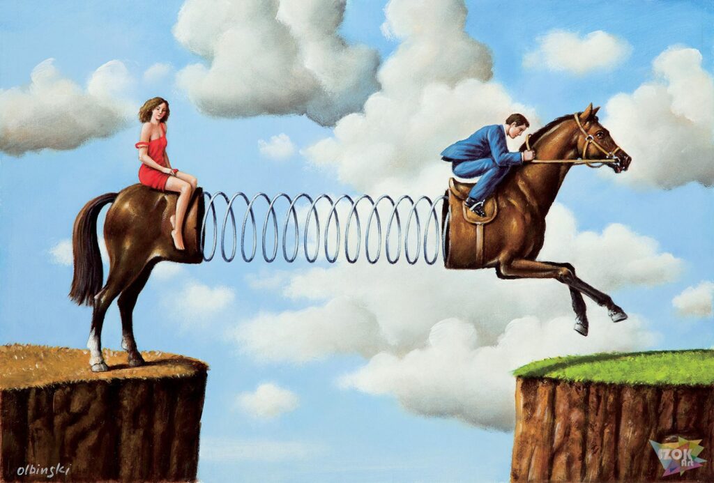 Rafał Olbiński-Grass in greener