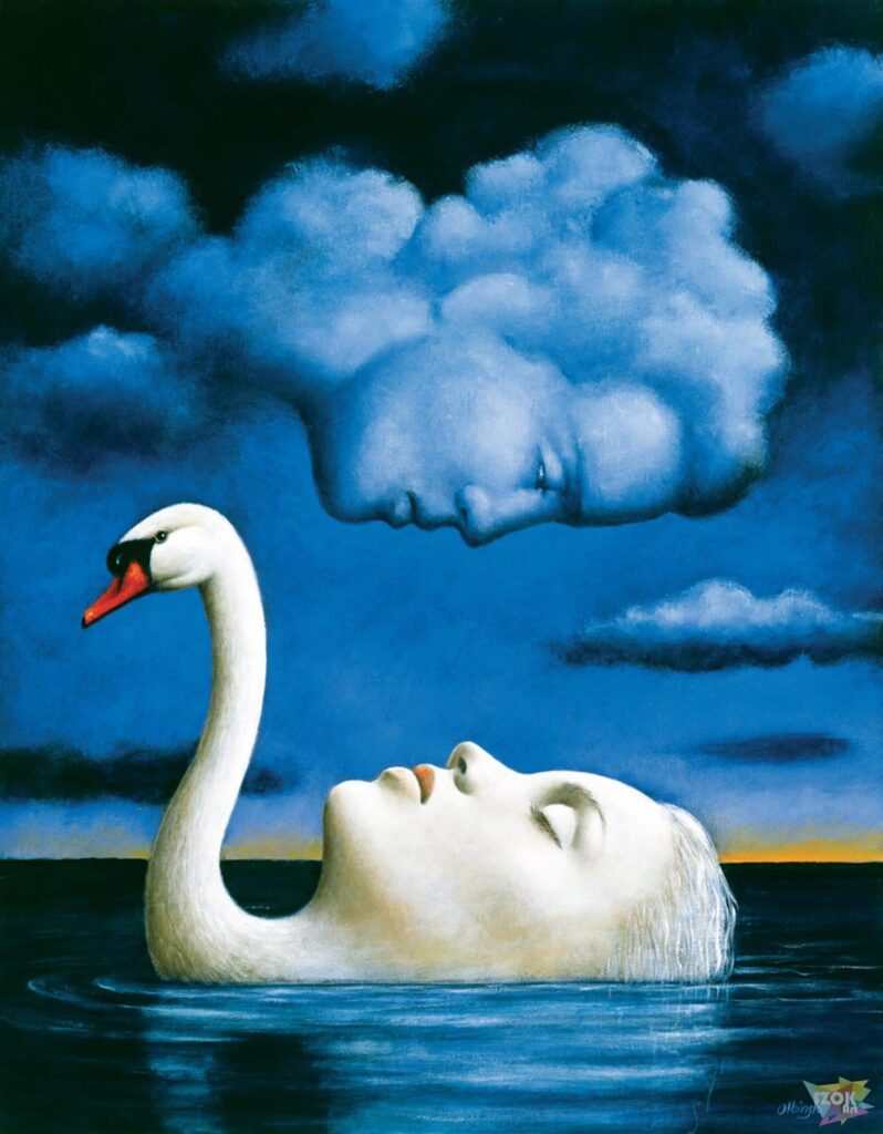 Rafał Olbiński-La Donna del Lago