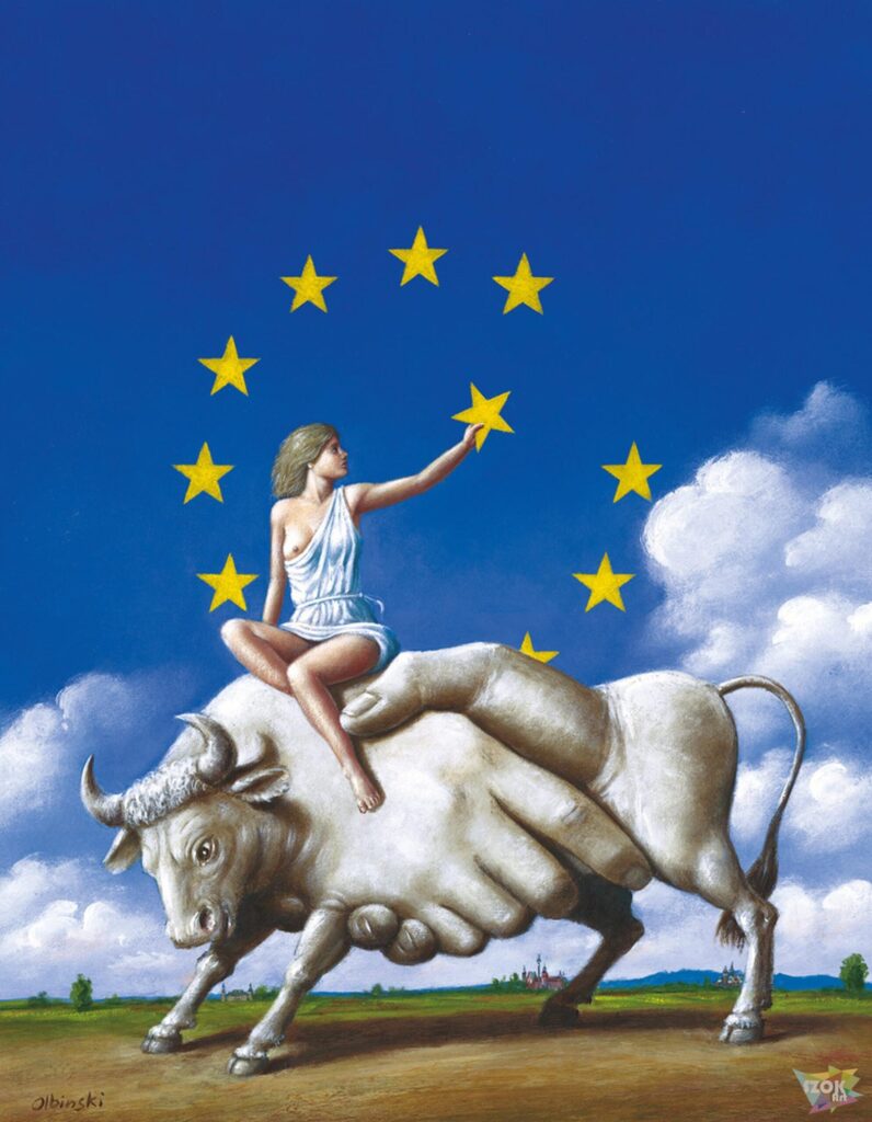 Rafał Olbiński-Europa zjednoczona