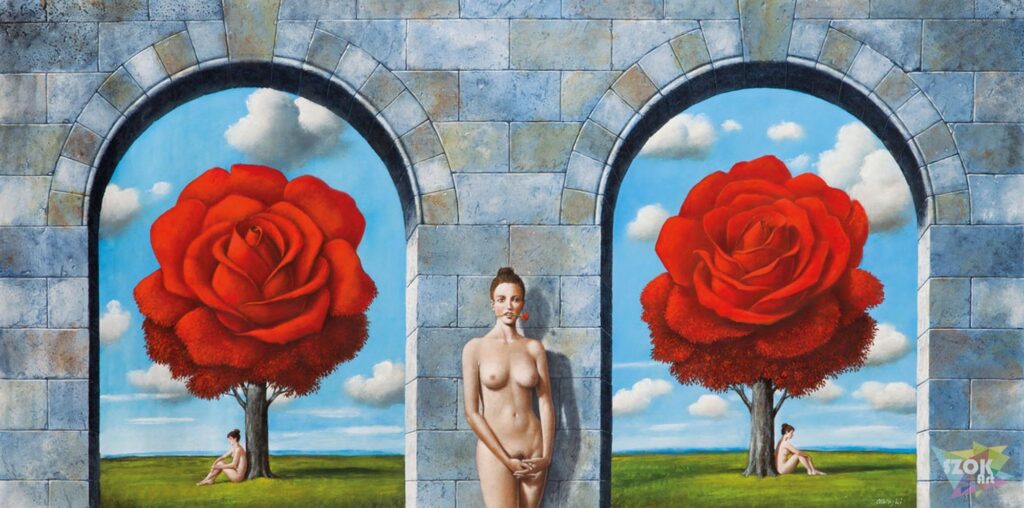 Rafał Olbiński-Rose is the Rose is the Rose