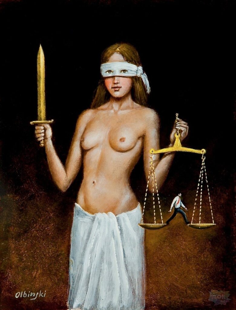 Rafał Olbiński-Blind Justice