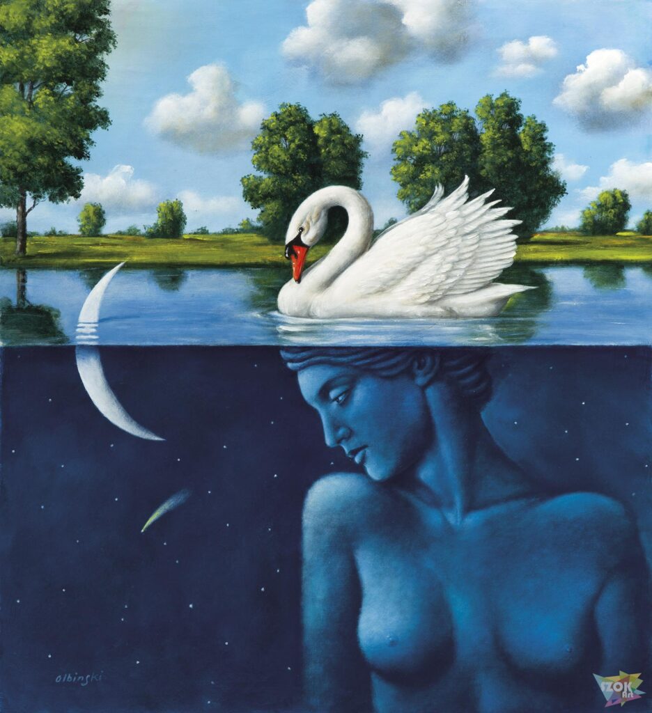 Rafał Olbiński-Night of the Shooting Star