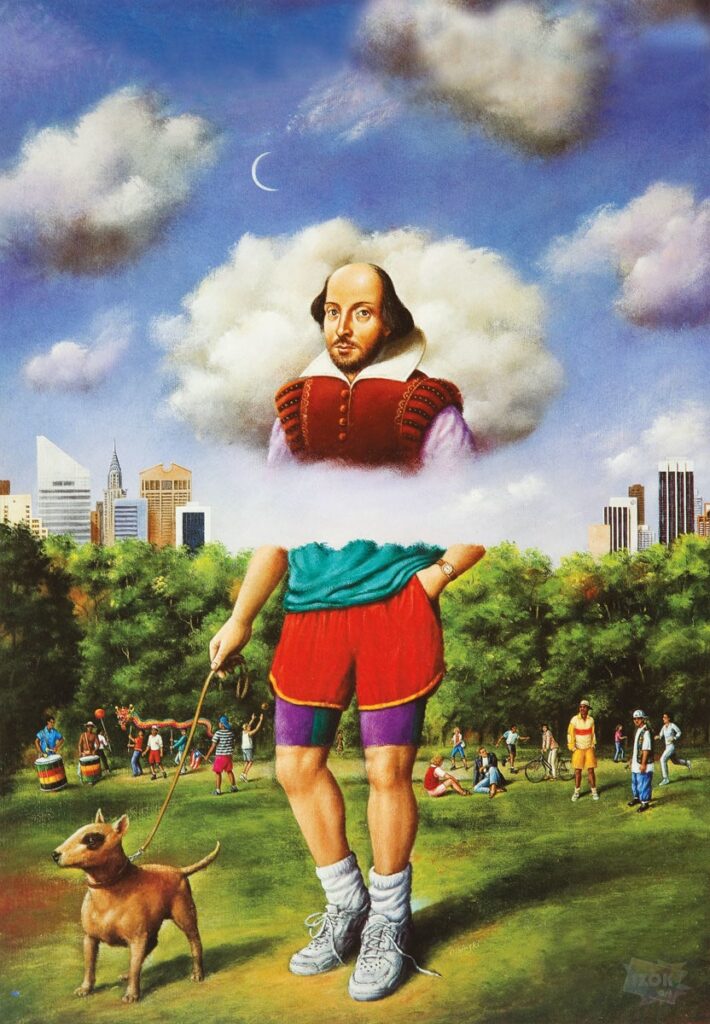 Rafał Olbiński-Free Shakespeare in Central Park