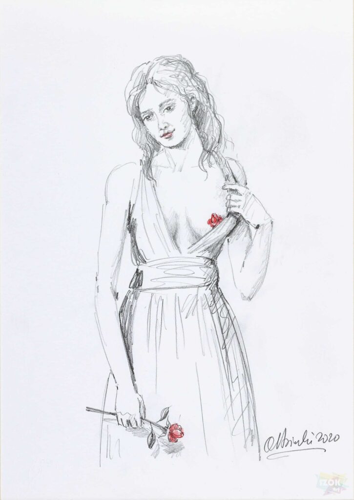 Rafał Olbiński-The name of the rose