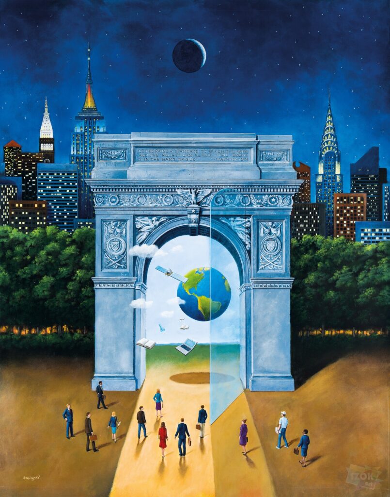 Rafał Olbiński-Washington Square