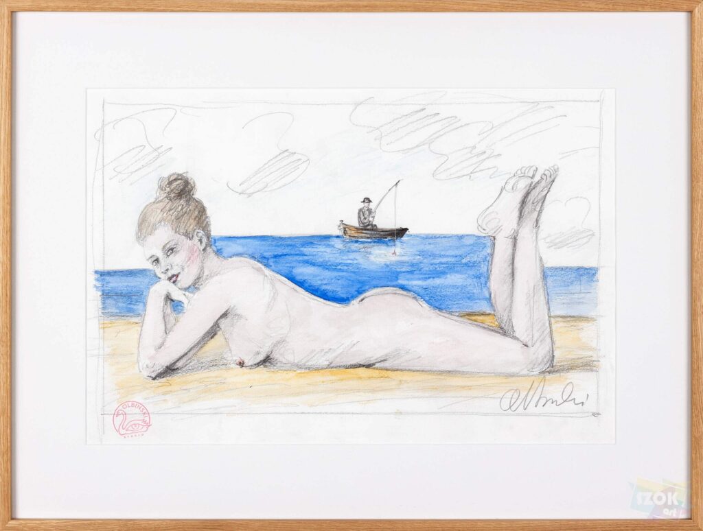 Rafał Olbiński-Fisherman's lover