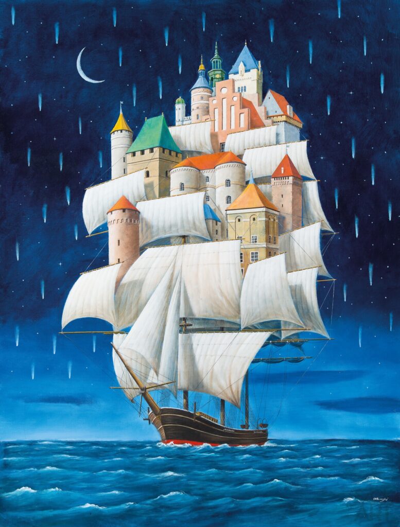 Rafał Olbiński-Sometimes the ship is just a ship -Poznań