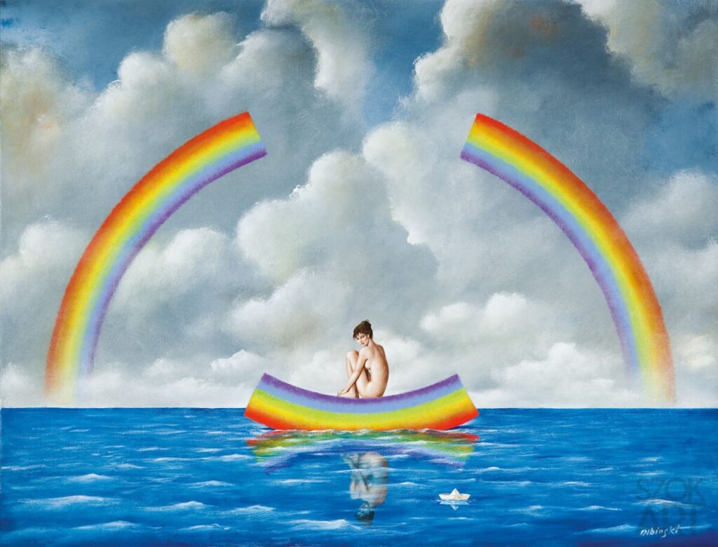 Rafał Olbiński-Rearranged reality I