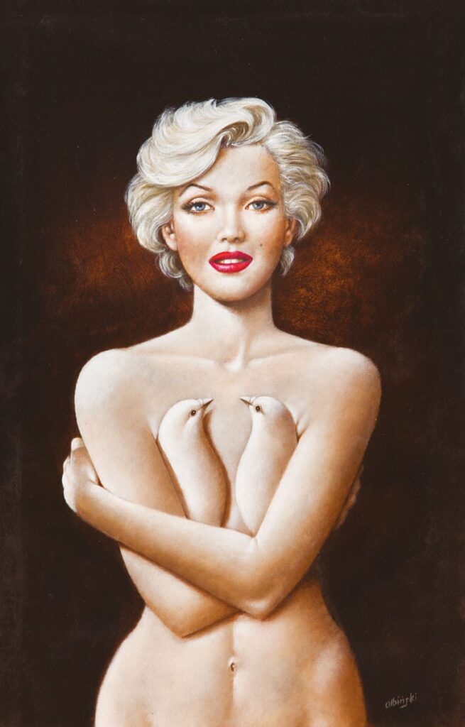 Rafał Olbiński-Dreamed of Marilyn
