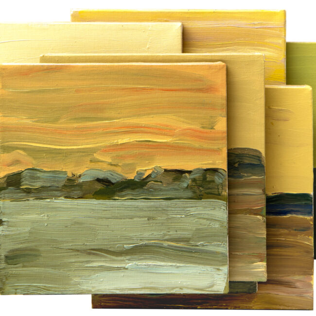 Landscape Tomasz Ciecierski pejzaż , abstrakcja obraz olejny